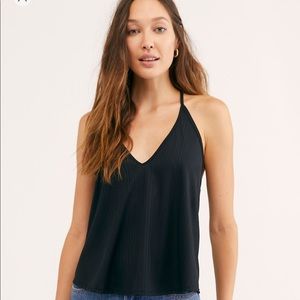 Free People Black Intimately Slinky Tank
